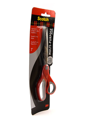 3M Scotch 1427 7-inch Multi Purpose Scissor, Red