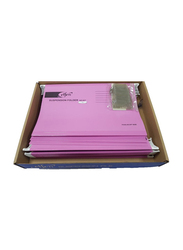 Elfen 927 Deluxe Suspension File Folder Set with 50 Title Holder, Full Scape, 50 Pieces, Pink
