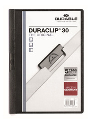 Durable Duraclip 2200-01 30-Sheets Capacity Clip File, A4 Size, Black