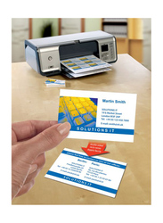 Avery C32015-10 Premium Business Cards, 260 GSM, 85 x 54mm, 8 Cards Per Sheet, 10 Sheets Per Pack, Matt White