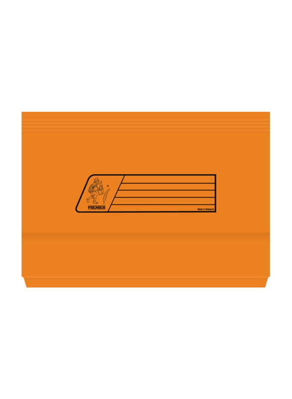 Premier 220GSM Full Scape Size Document Wallet, Orange