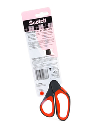 3M Scotch 1448 8-inch Precision Scissor, Black/Red