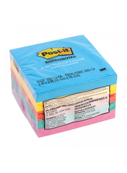 3M Post-it 654-5UC Ultra Colors Sticky Notes, 76 x 76mm, 5 x 100 Sheets, Multicolor