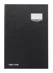 Durable Pagna P24202-04 Signature Book, 20 Pages, Black