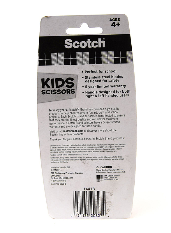 3M Scotch 1441B 4.9-inch Kids Scissor, Pink
