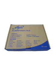 Elfen 927 Deluxe Suspension File Folder Set with 50 Title Holder, Full Scape, 50 Pieces, Dark Green