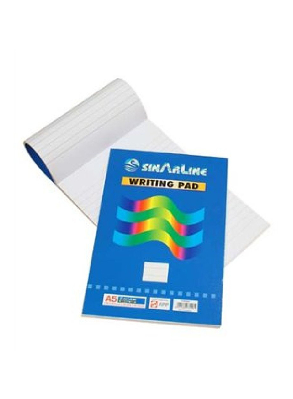 Sinar PD06087 Standard Writing Pad, A5 Size, 80 Pieces, White