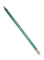 BIC Evolution Original Hb Pencil Set with Eraser End, 12 Pieces, Green