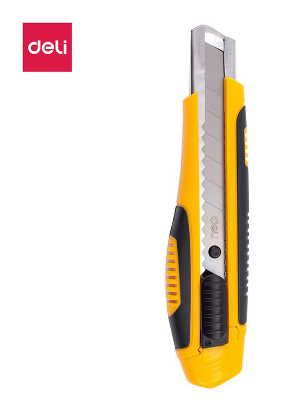Deli E2044 Cutting Knife, 18mm, Yellow