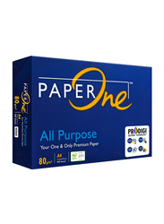 PaperOne All Purpose 80GSM Printing/Photo Copy Paper, 500 Pages, A4 Size, White