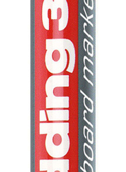 Edding E-361 White Board Marker with Bullet Nib, Red