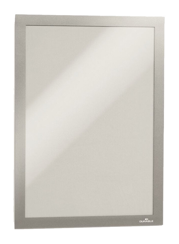 

Durable 4872-23 Magnetic Dura Frame, A4 Size, Silver