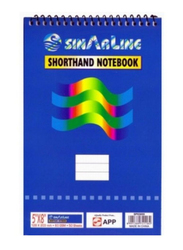 Sinar Spiral Short Hand Pad, A5 Size, 127 x 203mm, White