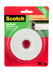 3M Scotch 314P Long Size Mounting Tape Heavy Duty, 25.4mm x 3.17 meters, Green/White