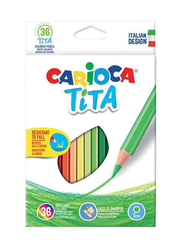 Carioca Tita Colored Pencil Set, 36 Pieces, Multicolour