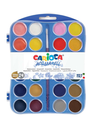 Carioca Plastic Case Watercolour Set, 24 Pieces, Multicolour