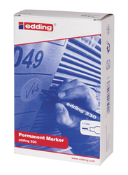 Edding E-330 Permanent Marker with Chisel Nib, Blue