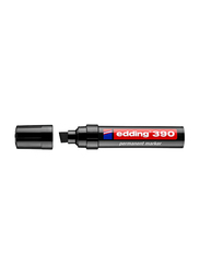 Edding E-390 Permanent Marker with Chisel Nib, Black