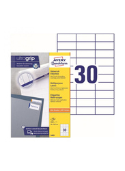 Avery 3489 Multipurpose Labels, 30 x 100 Pieces, White