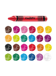 Carioca Maxi Wax Crayons Tube Set, 50 Piece, Multicolour