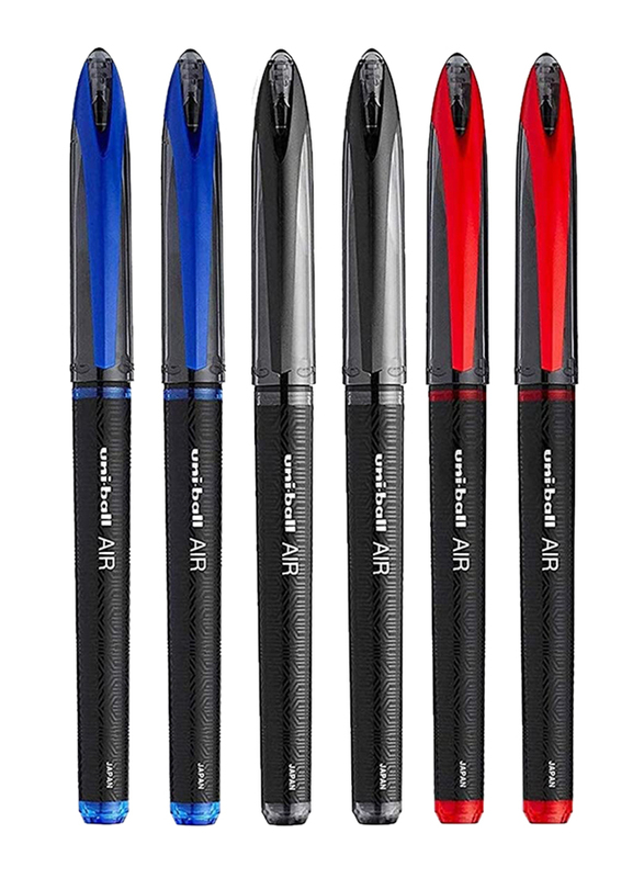 Pilot G2 07 Blue Black Fine Retractable Gel Ink Pen Rollerball 0.7mm Nib  Tip 0.39mm Line Width Refillable BL-G2-7 (Pack of 6)