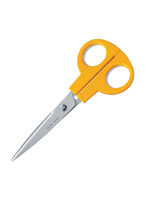 Olfa 65cm Edge Stainless Steel Scissor, SCS-3, Silver/Yellow
