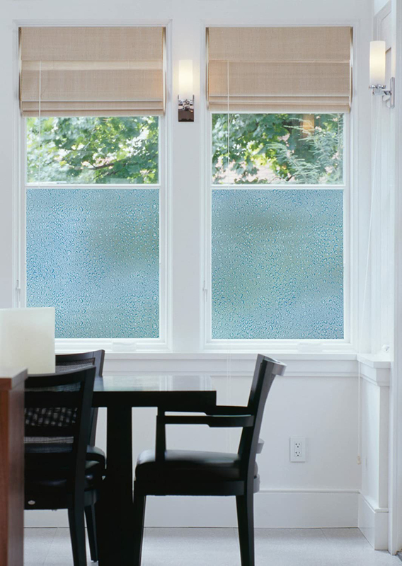DC-Fix Rain Drops Self-Adhesive Window Film, 45cm x 2 Meter, Blue