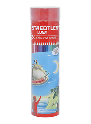 Staedtler ST-136-MC24 Color Pencils Set, Metal Bottle, 24 Pieces, Multicolor
