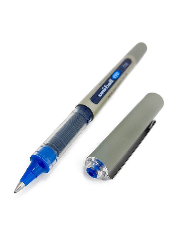 Uniball 8-Piece Eye Fine Rollerball Pen Set, 0.7mm, MI-UB157-08C-1, Blue