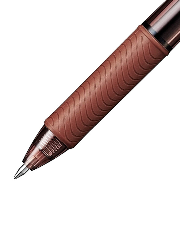 Pentel 12-Piece Energel-X Retractable Gel Pen Set, 0.7mm, BL107, Brown