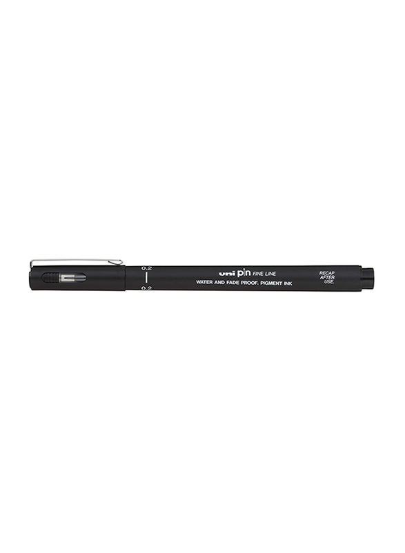 Uniball Uni Pin Technical Fineliner, 0.2mm, Black