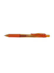 Pentel 12-Piece EnerGel-X Retractable Gel Pen Set, 0.5mm, Orange