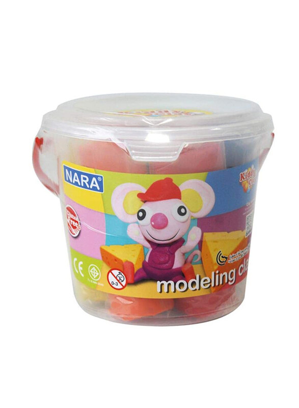 

Kiddy Clay Modeling Clay Bucket Set, 5 Piece, Multicolor