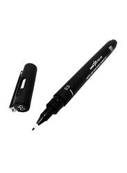 Uniball 3-Piece Uni Pin Fineliner Drawing Pen Sketching Set, 0.1/0.5mm, Sepia/Black