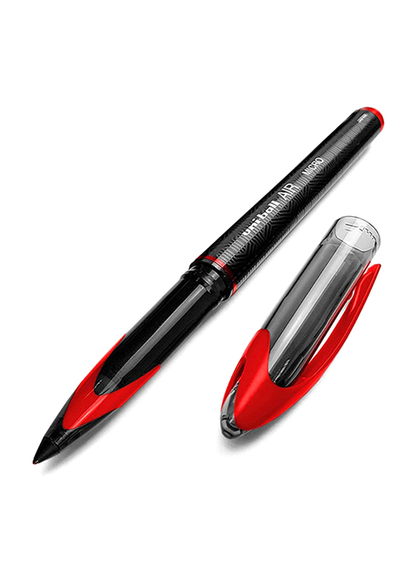 Uniball 12-Piece Air Fine Rollerball Pen Set, 0.5mm, Blue/Black/Red