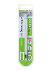 Pentel Orenz Mechanical Pencil with 100% Shatterproof in Blister Card 0.5mm, White