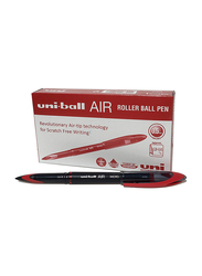 Uniball 12-Piece Air Micro Rollerball Pen Set, 0.5mm, UB-188, Red