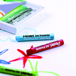 Pentel Arts Oil Pastels Set, 36 Pieces, Assorted Colors