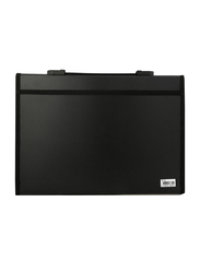 Foldermate Expanding File Case with Handle, Charcoal Black