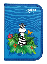 Maped 31-Piece Jungle Filled Pencil Case with Accessories Set, Multicolor