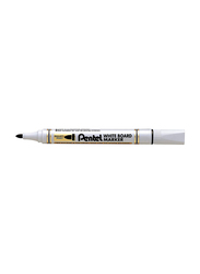 Pentel 12-Piece Bullet Tip White Board Marker Set, 4.2mm, Black
