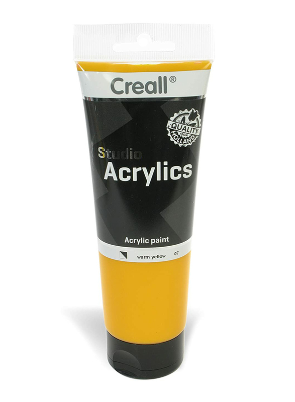 Creall A-33607 American Educational Products Studio Acrylics Paint Tube, 250ml, 07 Warm Yellow