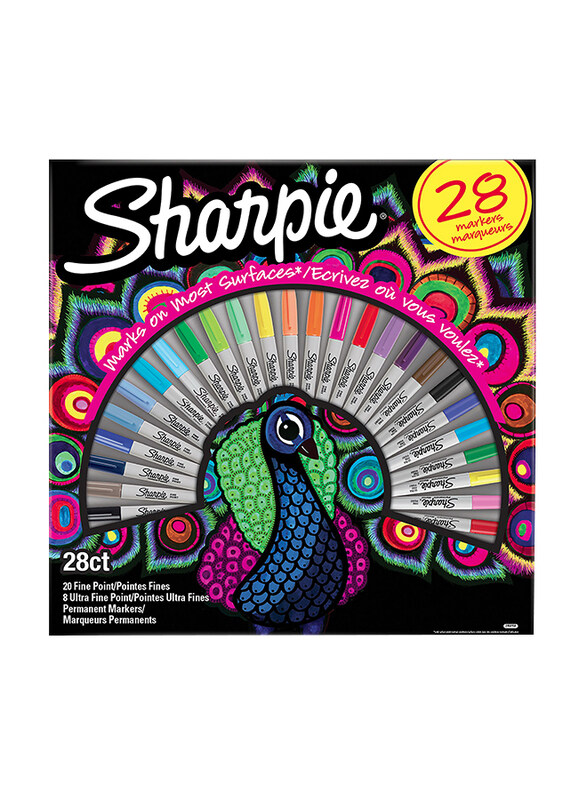 

Sharpie Peacock Permanent Marker, 28 Pieces, Multicolour