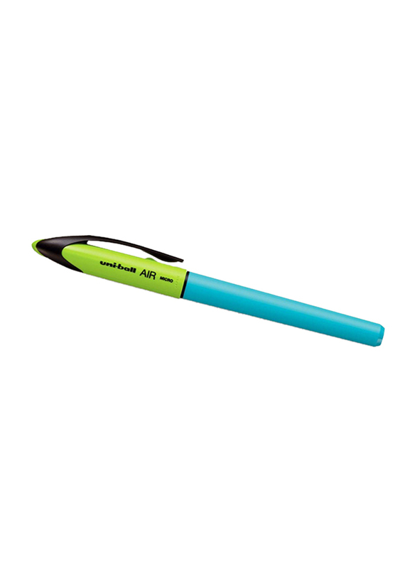 Uniball 4-Piece Air Micro Rollerball Pen Set, 0.5mm, UBA188ELM, Black
