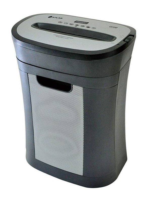 

Atlas 12-Sheet Cross Cut Shredder, 240V, 4 x 33mm, AS-S2-CC1240, Black