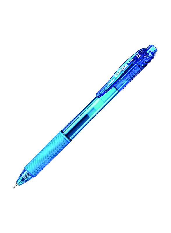 Pentel 12-Piece EnerGel-X Retractable Gel Pen Set, 0.5mm, Blue