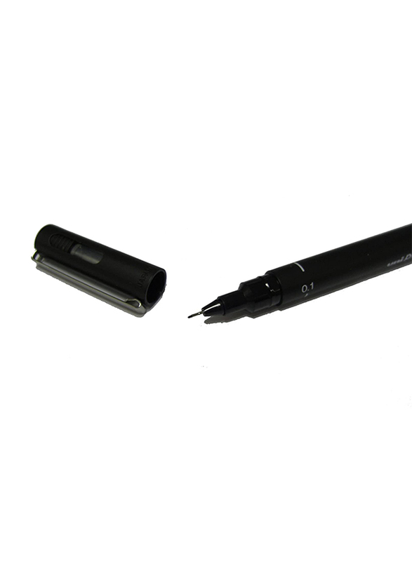 Uniball Uni Pin Fineliner Pen, 0.1mm, Black
