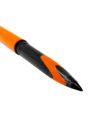 Uniball 12-Piece Air Micro Fine Rollerball Pen Set with Orange Barrel, 0.5mm, Blue