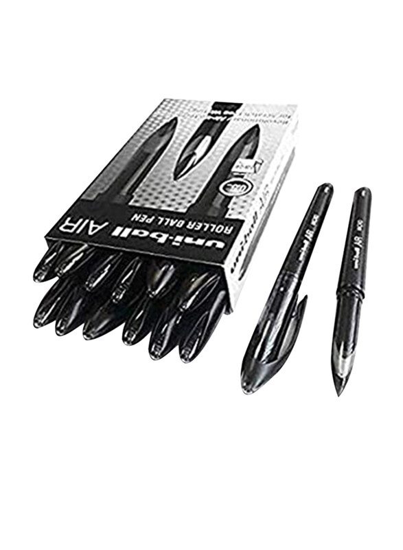 

Uniball 14-Piece(12+2 Free) Air Micro Fine Rollerball Pen Set, 0.5mm, UBA-188-M, Black