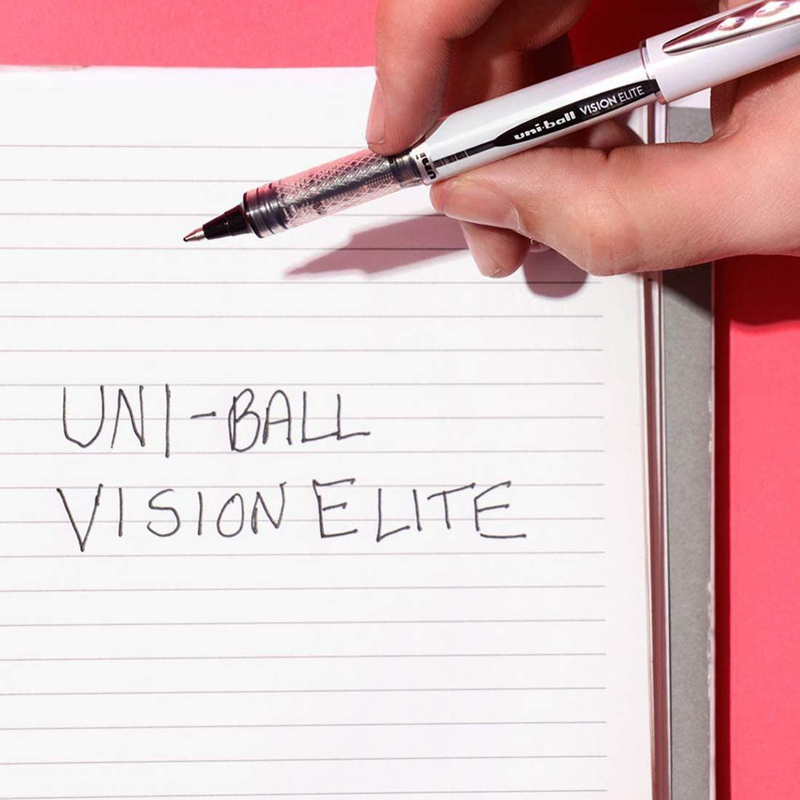 Uniball Vision Elite Rollerball Pen, 0.8mm, MI-UB200-01BE, Blue
